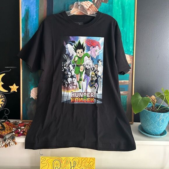 Hunter X Hunter Anime Graphic Black T-Shirt L - Picture 12 of 16